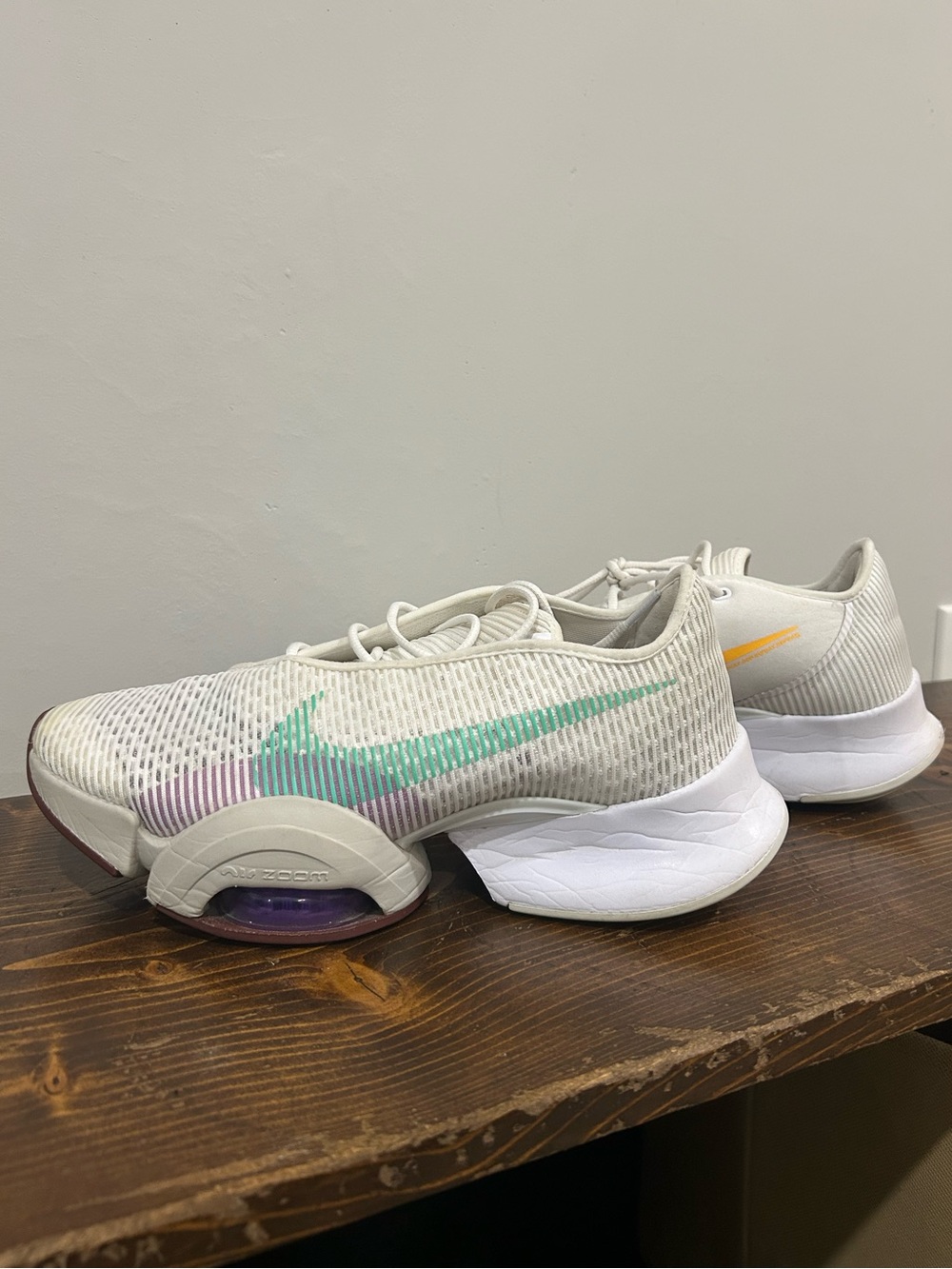 Nike Women's Air Zoom SuperRep 2 "White Green Glow" Sneakers size 8.5